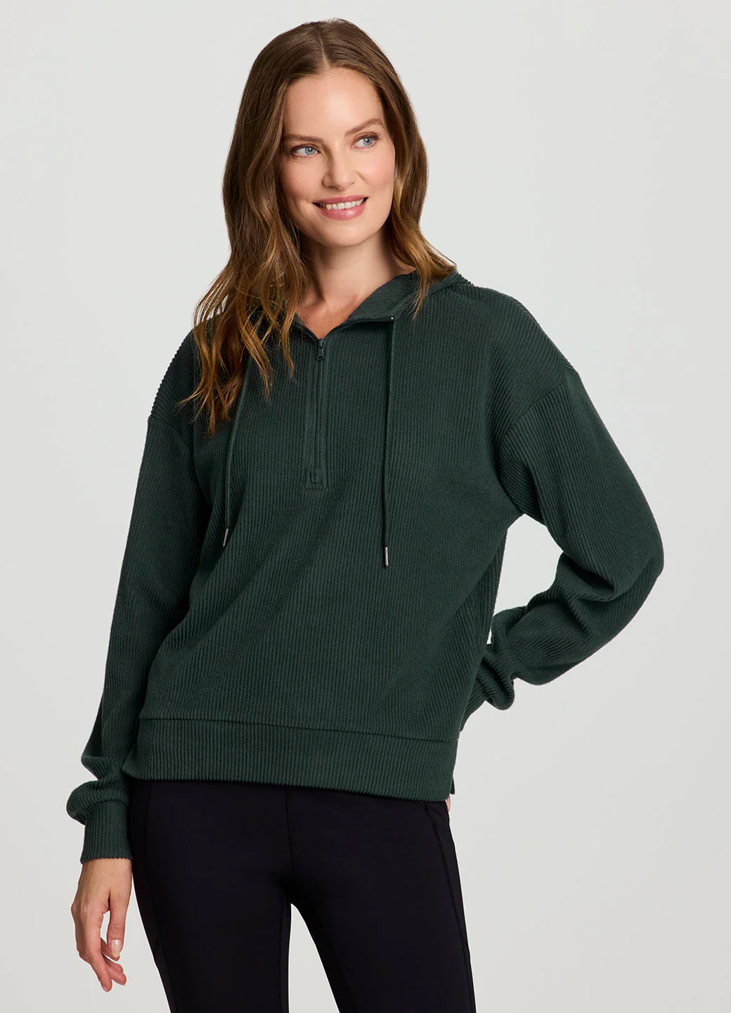 Laidback Ribbed Hoodie - Image 5