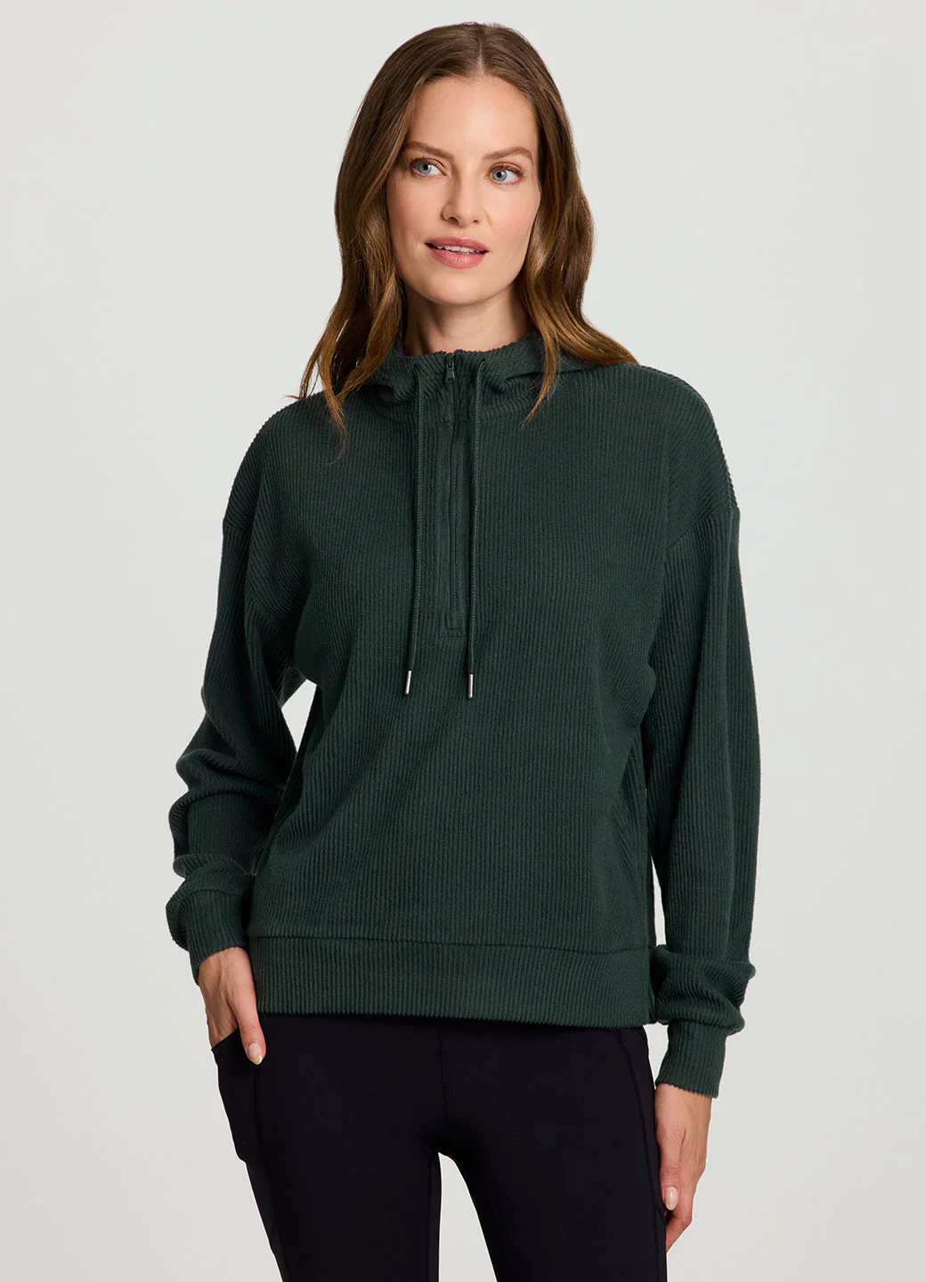 Laidback Ribbed Hoodie - Image 7