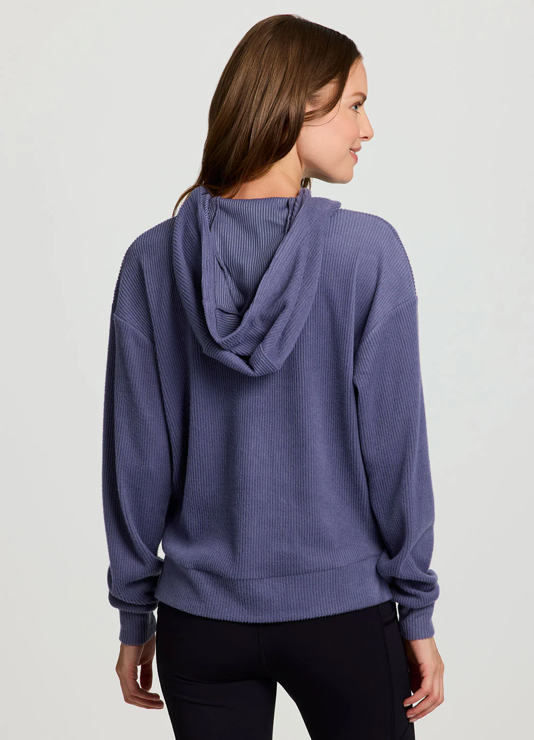 Laidback Ribbed Hoodie - Image 8