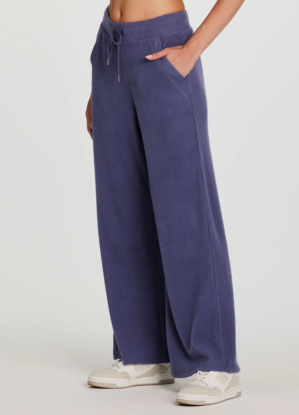 Laidback Ribbed Wide Leg Pant