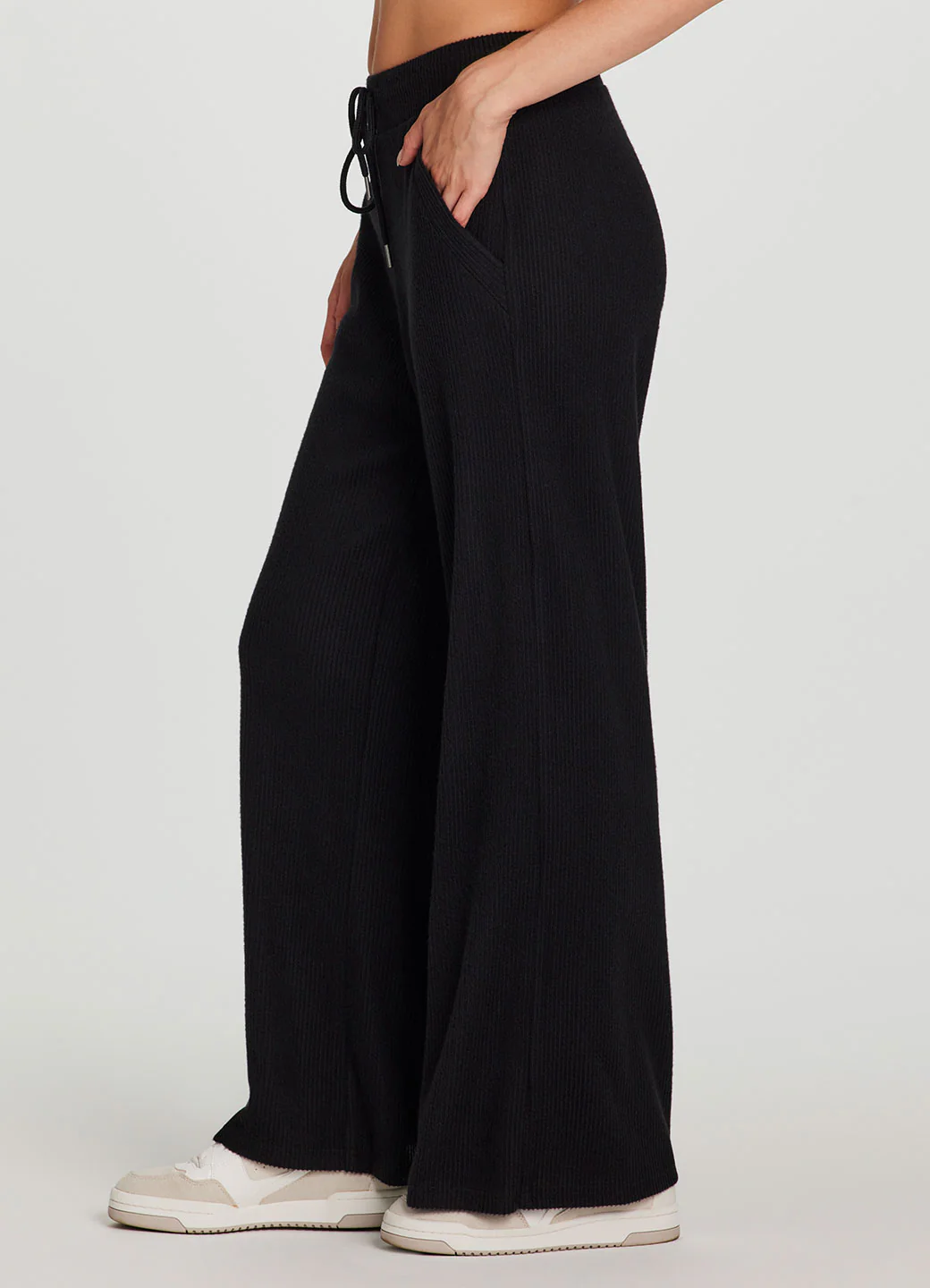 Laidback Ribbed Wide Leg Pant - Image 10