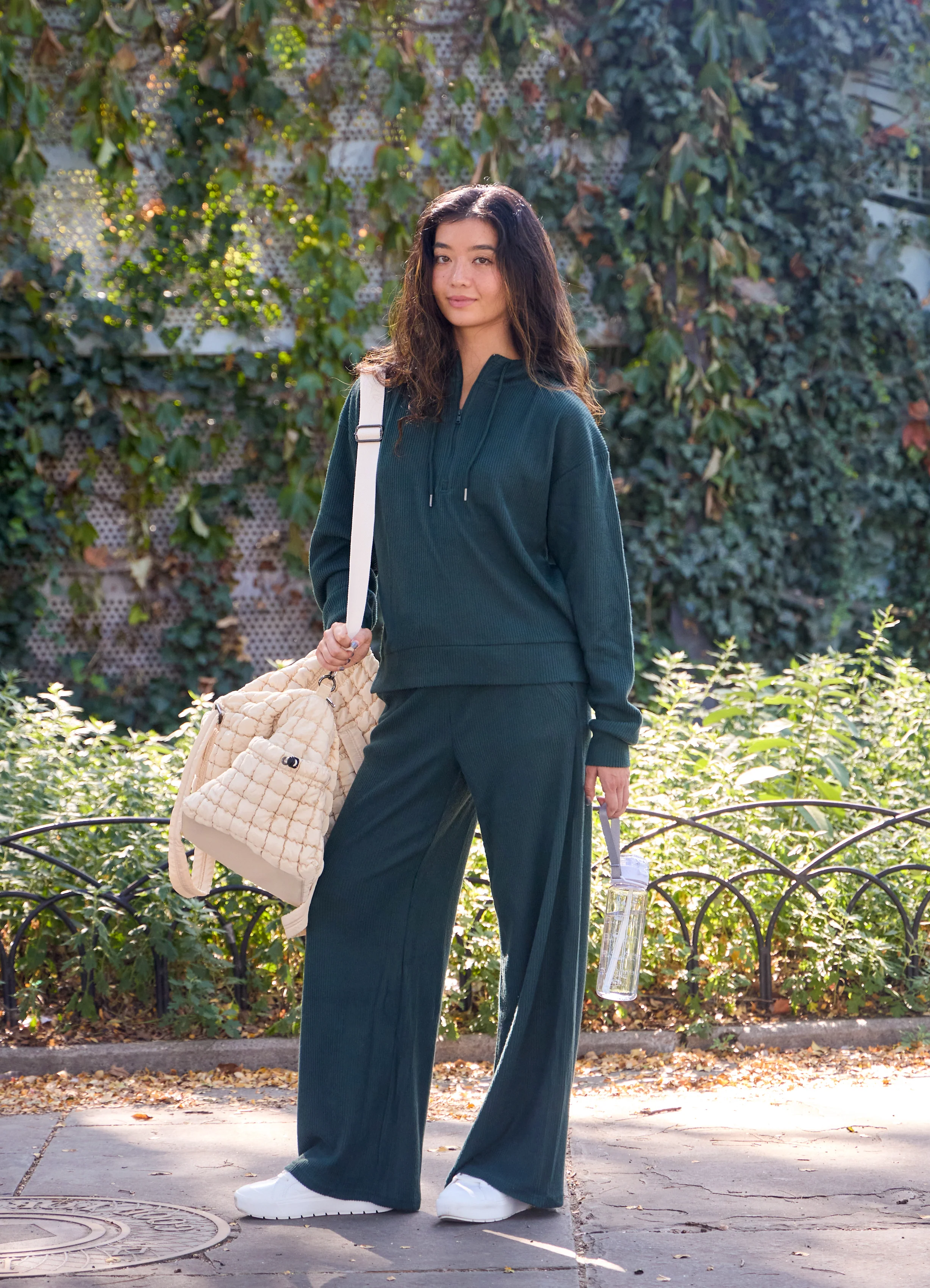 Laidback Ribbed Wide Leg Pant - Image 17