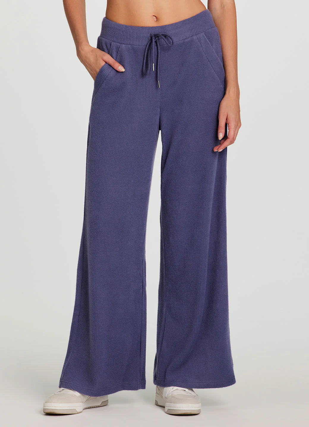 Laidback Ribbed Wide Leg Pant - Image 3