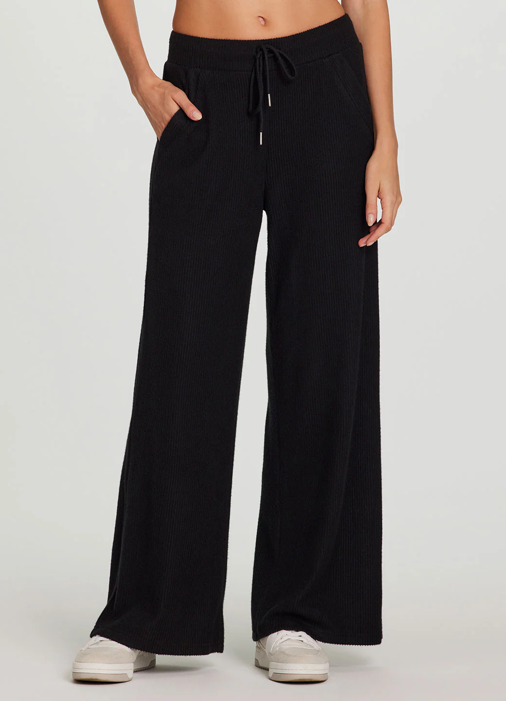 Laidback Ribbed Wide Leg Pant - Image 7