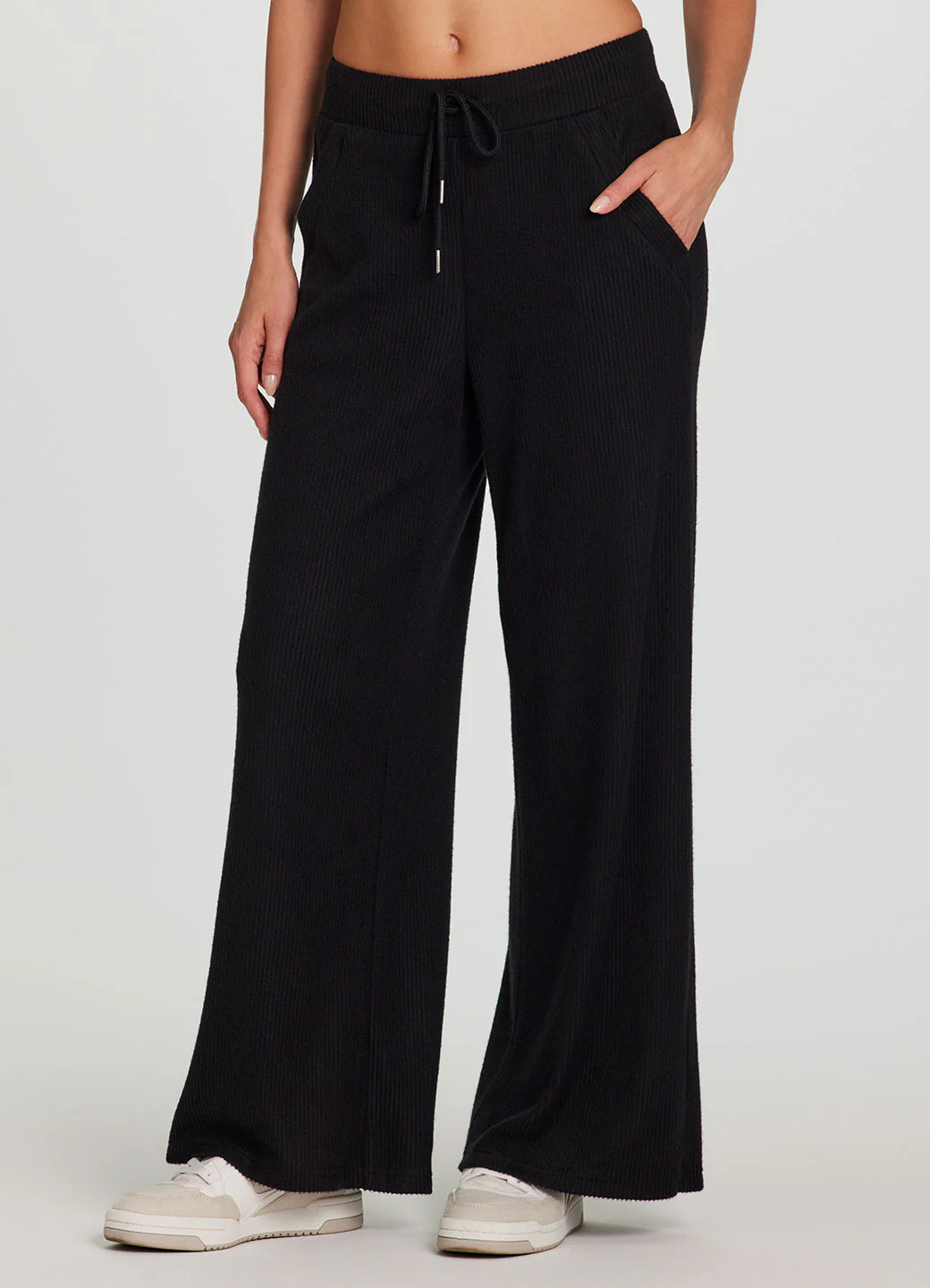 Laidback Ribbed Wide Leg Pant - Image 9