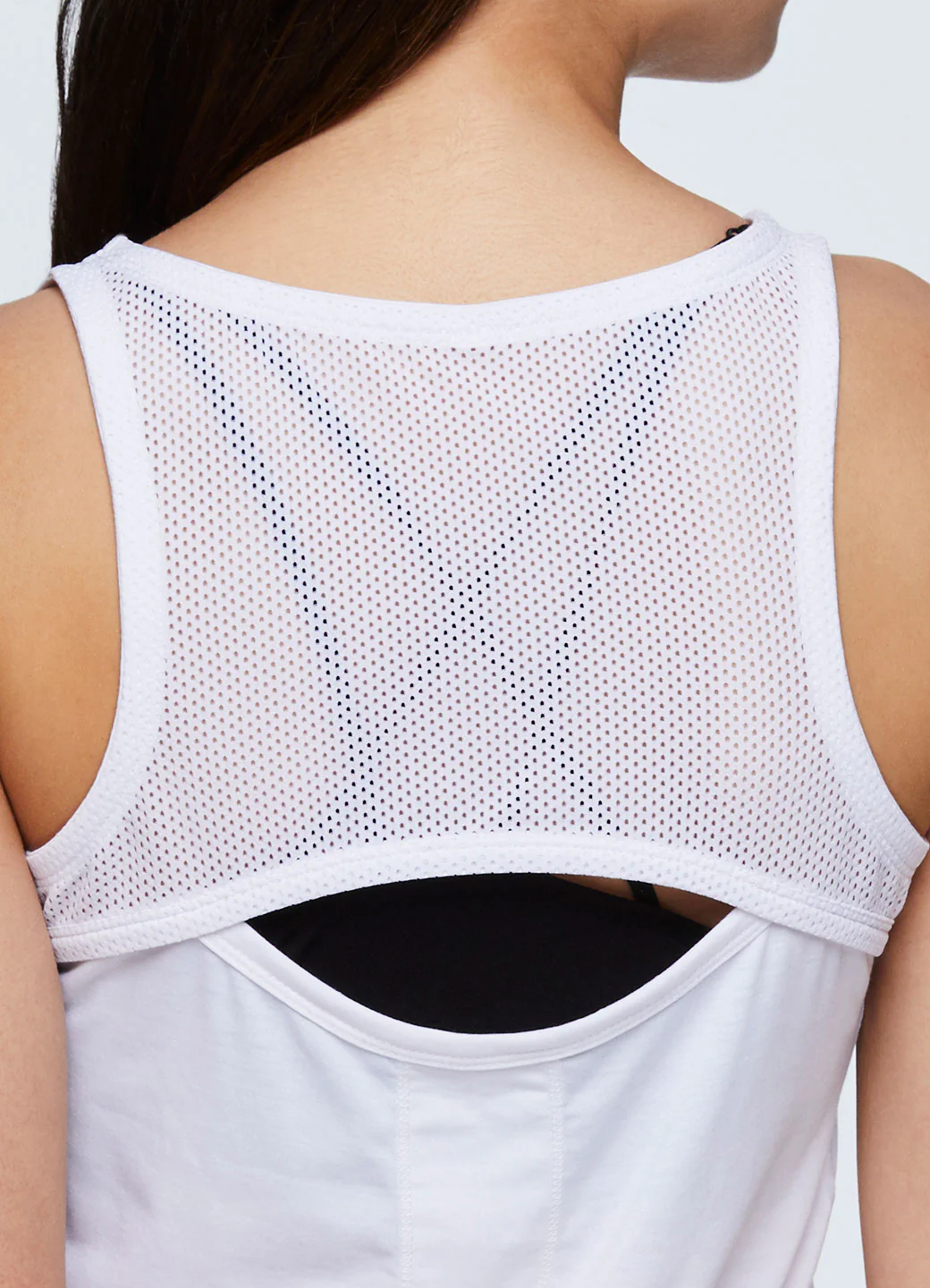 Lumen Mesh Cut Back Tie Tank - Image 10