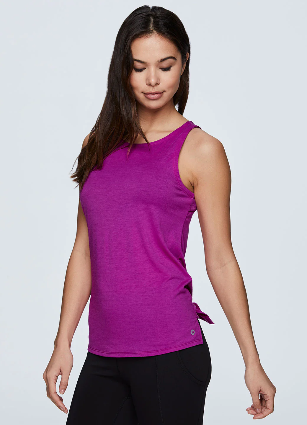 Lumen Mesh Cut Back Tie Tank - Image 13