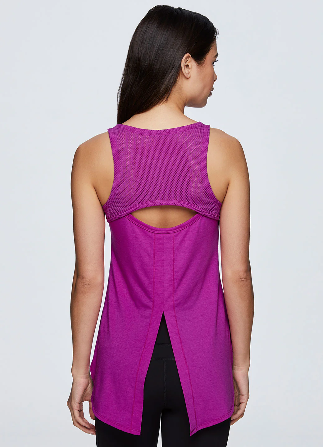Lumen Mesh Cut Back Tie Tank - Image 14