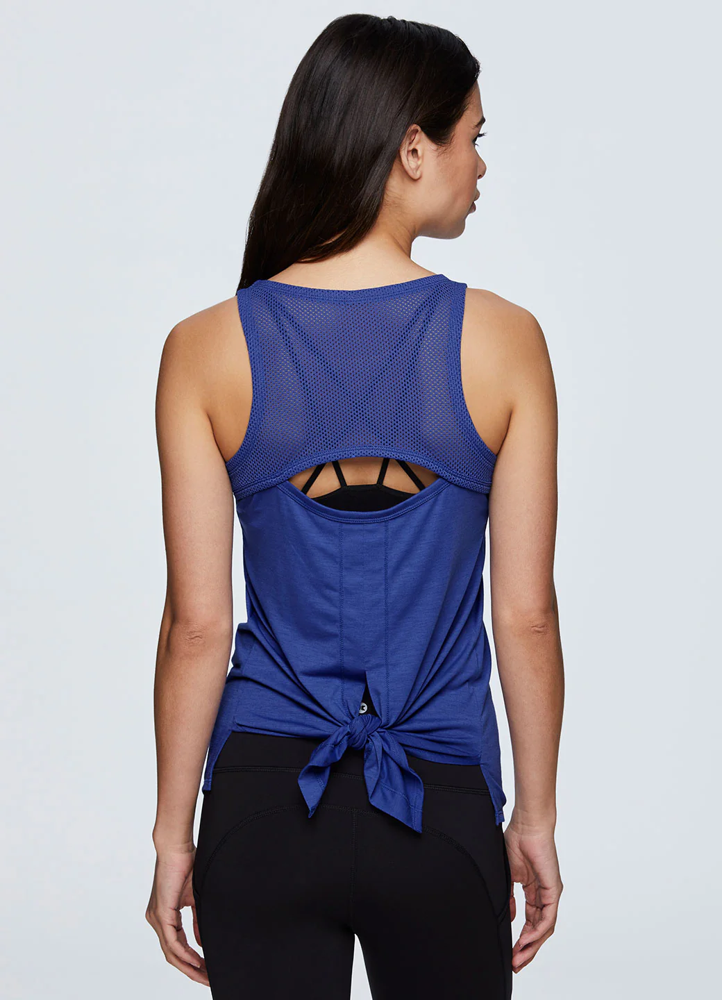Lumen Mesh Cut Back Tie Tank - Image 16