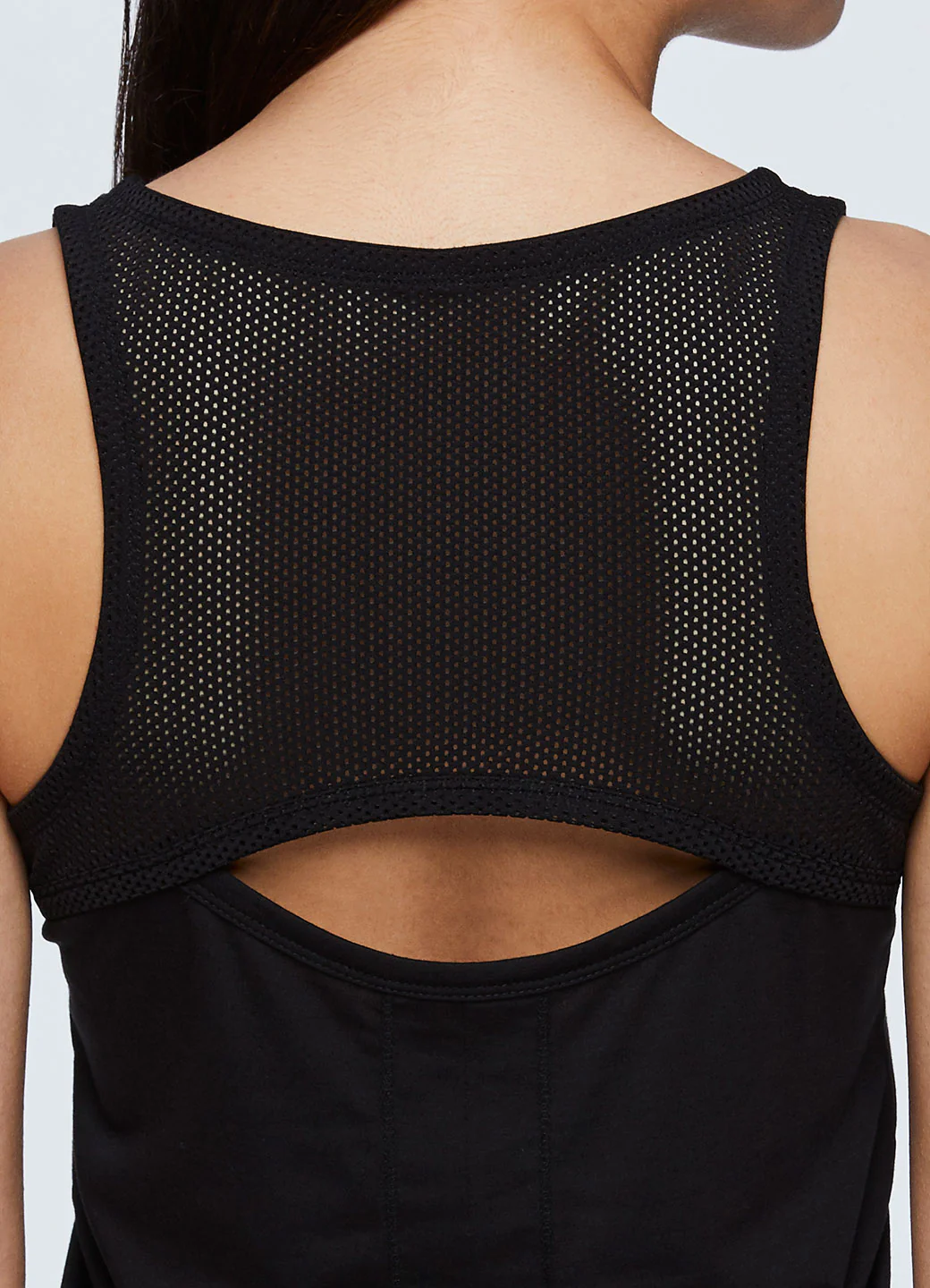 Lumen Mesh Cut Back Tie Tank - Image 5