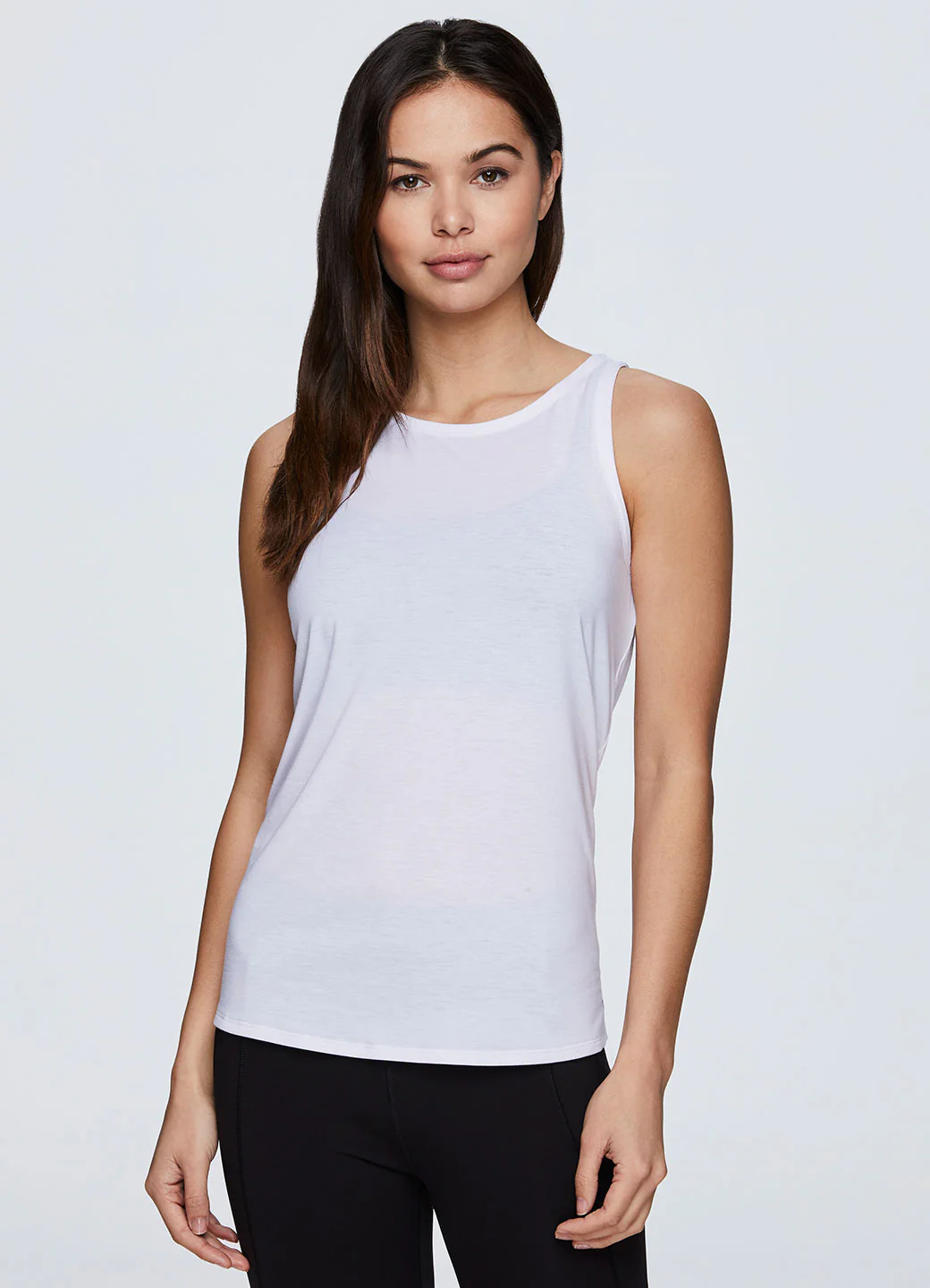 Lumen Mesh Cut Back Tie Tank - Image 7
