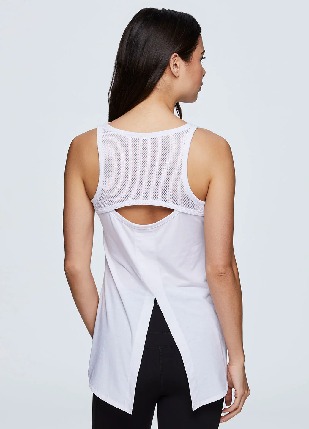 Lumen Mesh Cut Back Tie Tank - Image 9