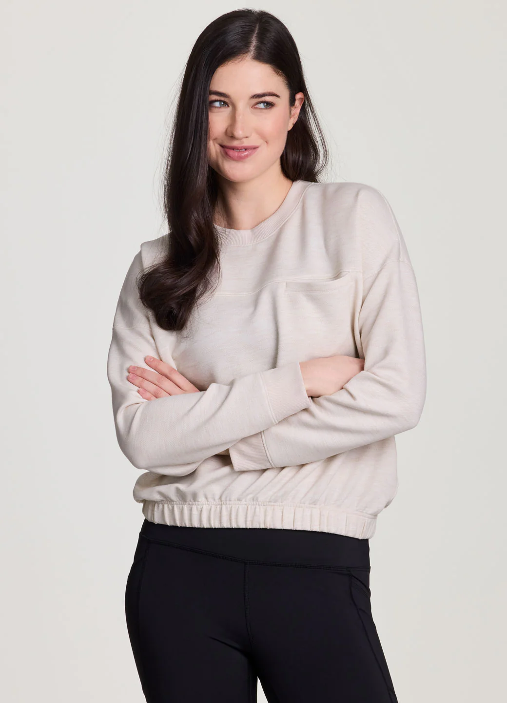 LuxeSoft Banded Pullover - Image 6