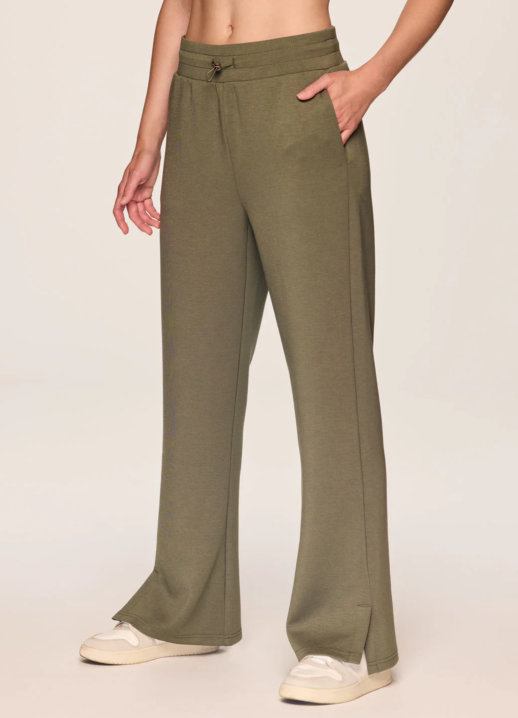 LuxeSoft Bungee Waist Wide Leg Pant - Image 10