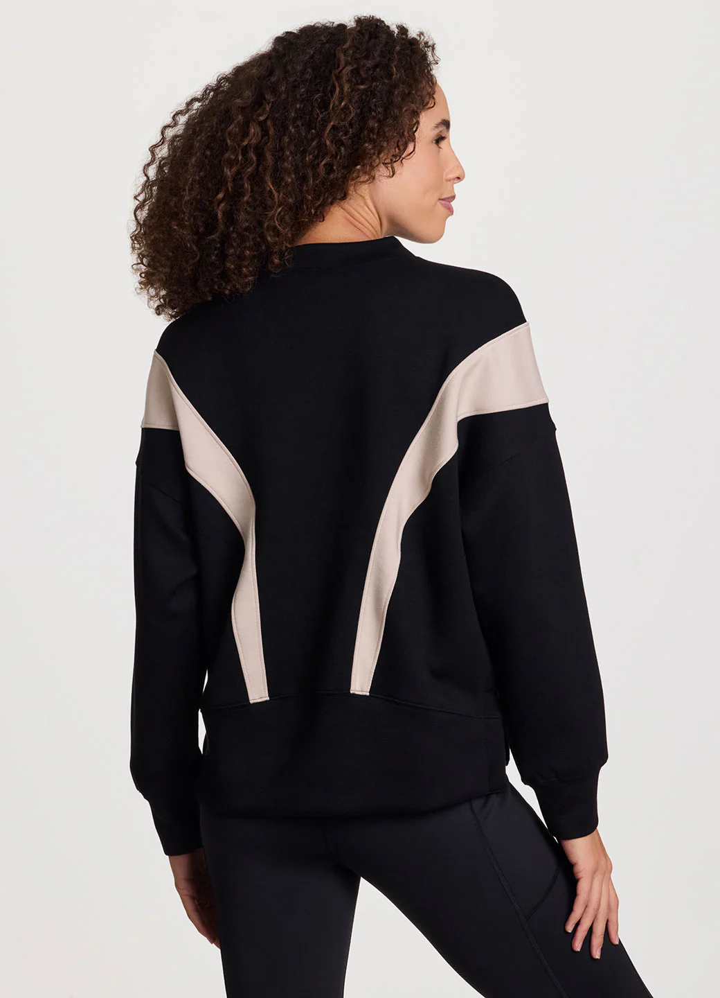 LuxeSoft Colorblock Sweatshirt - Image 2