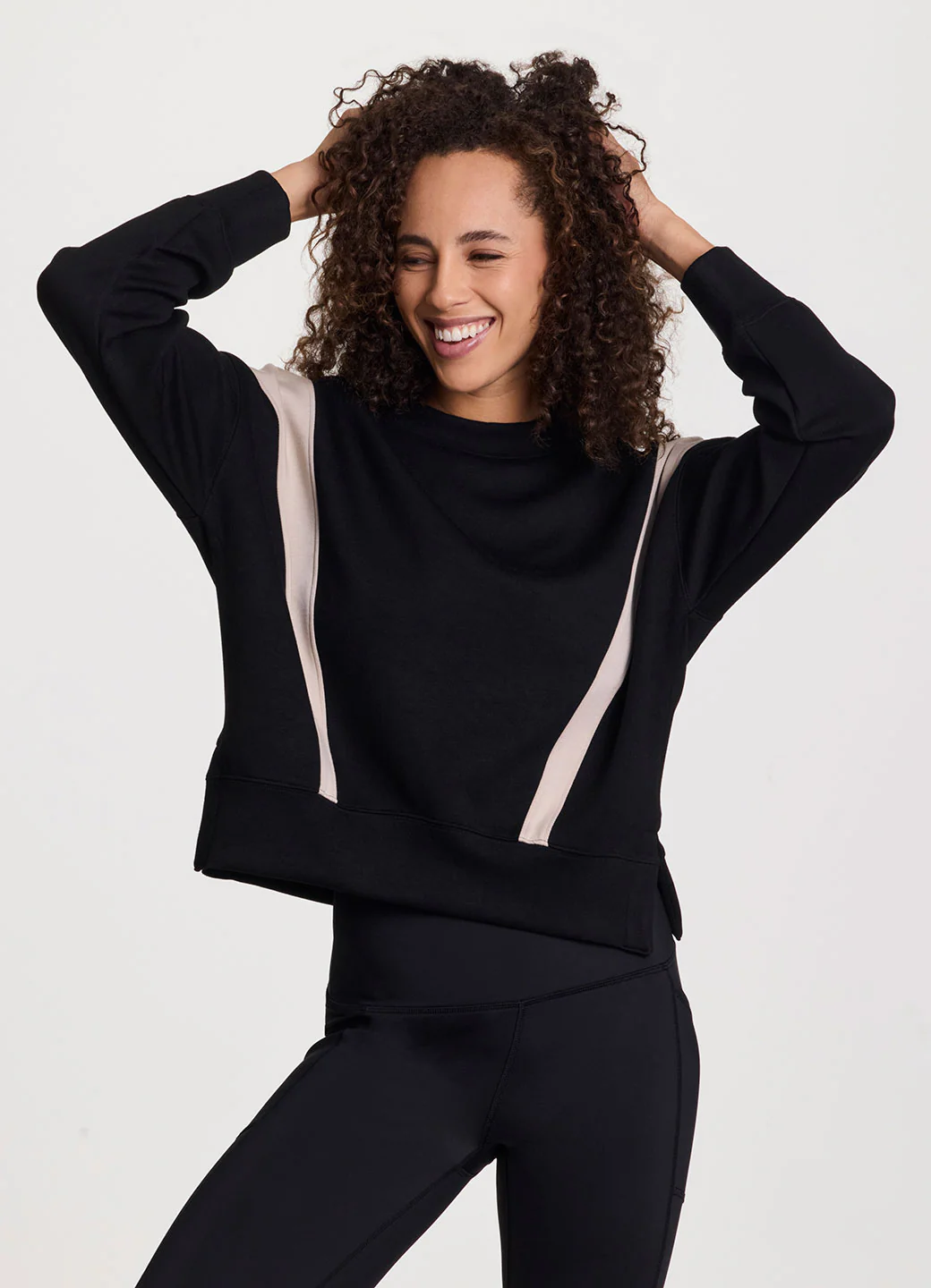 LuxeSoft Colorblock Sweatshirt - Image 3