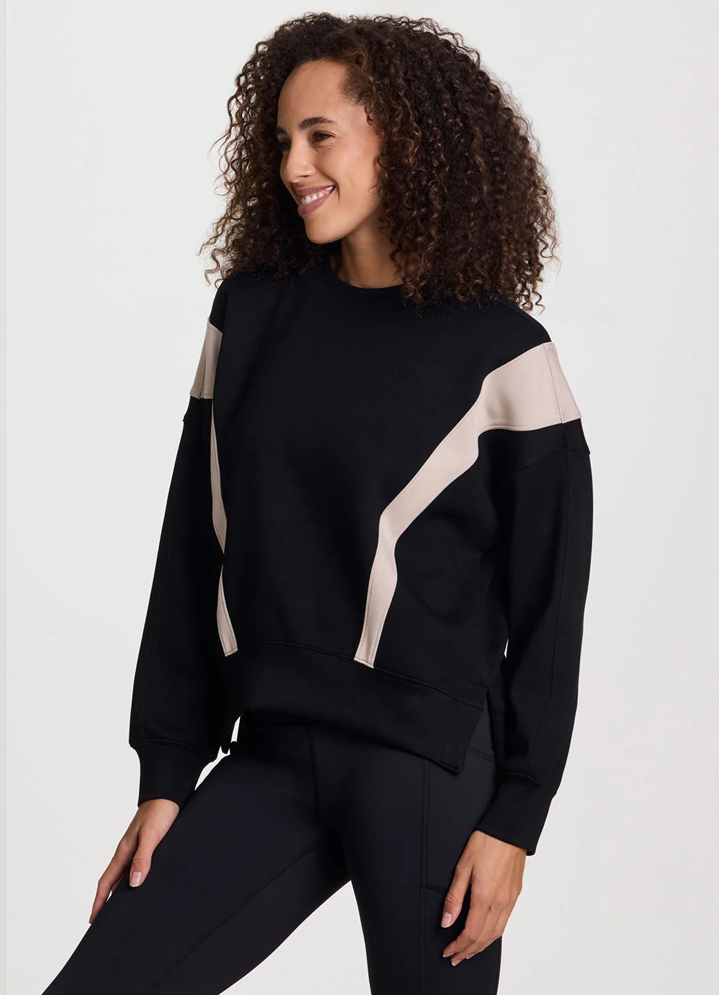 LuxeSoft Colorblock Sweatshirt - Image 4
