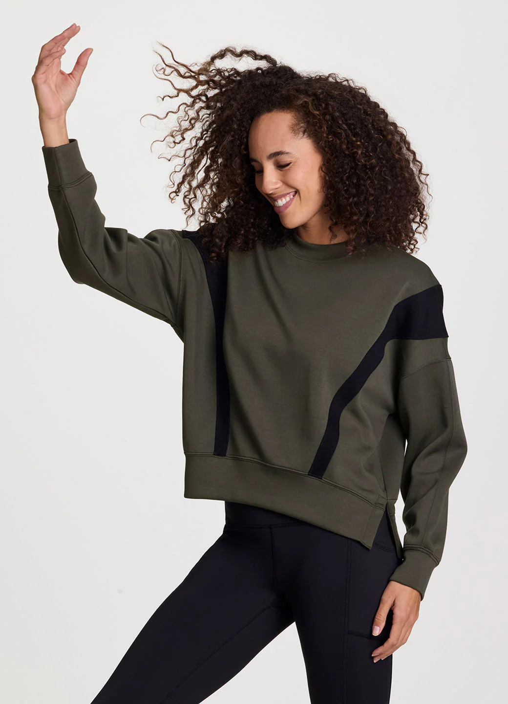 LuxeSoft Colorblock Sweatshirt - Image 7