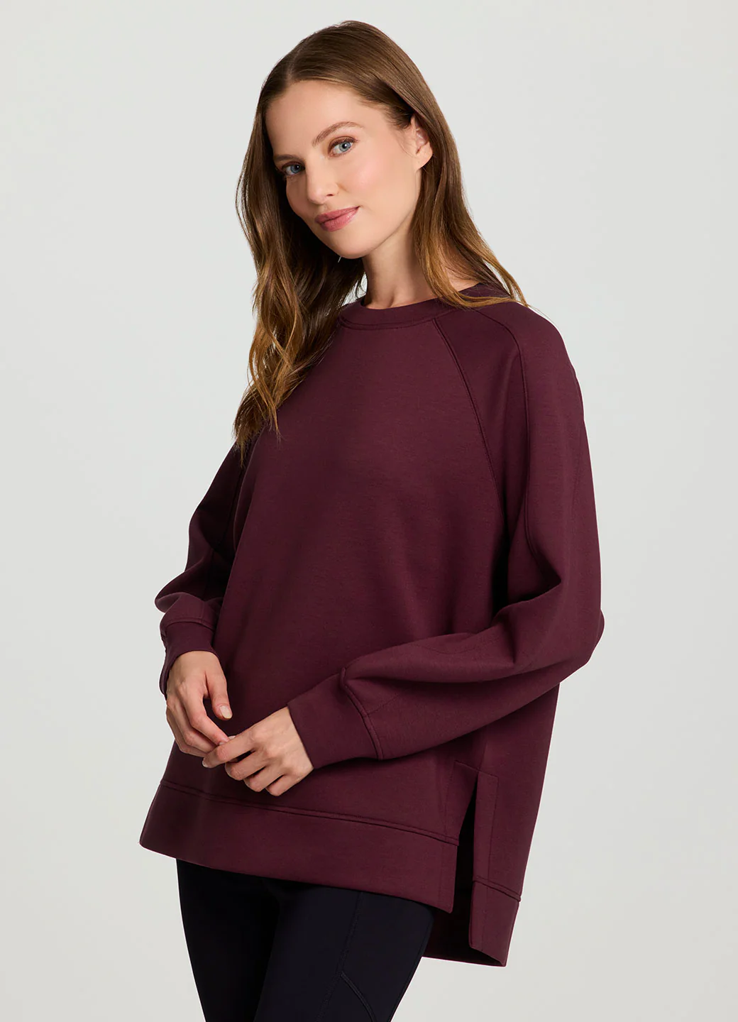 LuxeSoft Crewneck Tunic - Image 21
