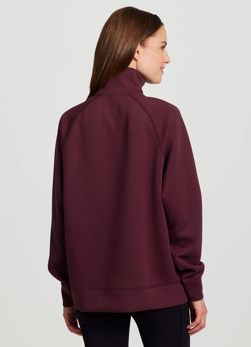 LuxeSoft Oversized Half Zip Pullover - Image 3