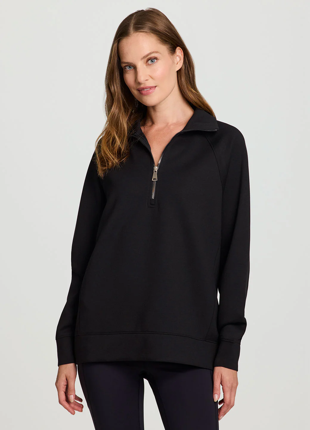 LuxeSoft Oversized Half Zip Pullover - Image 7
