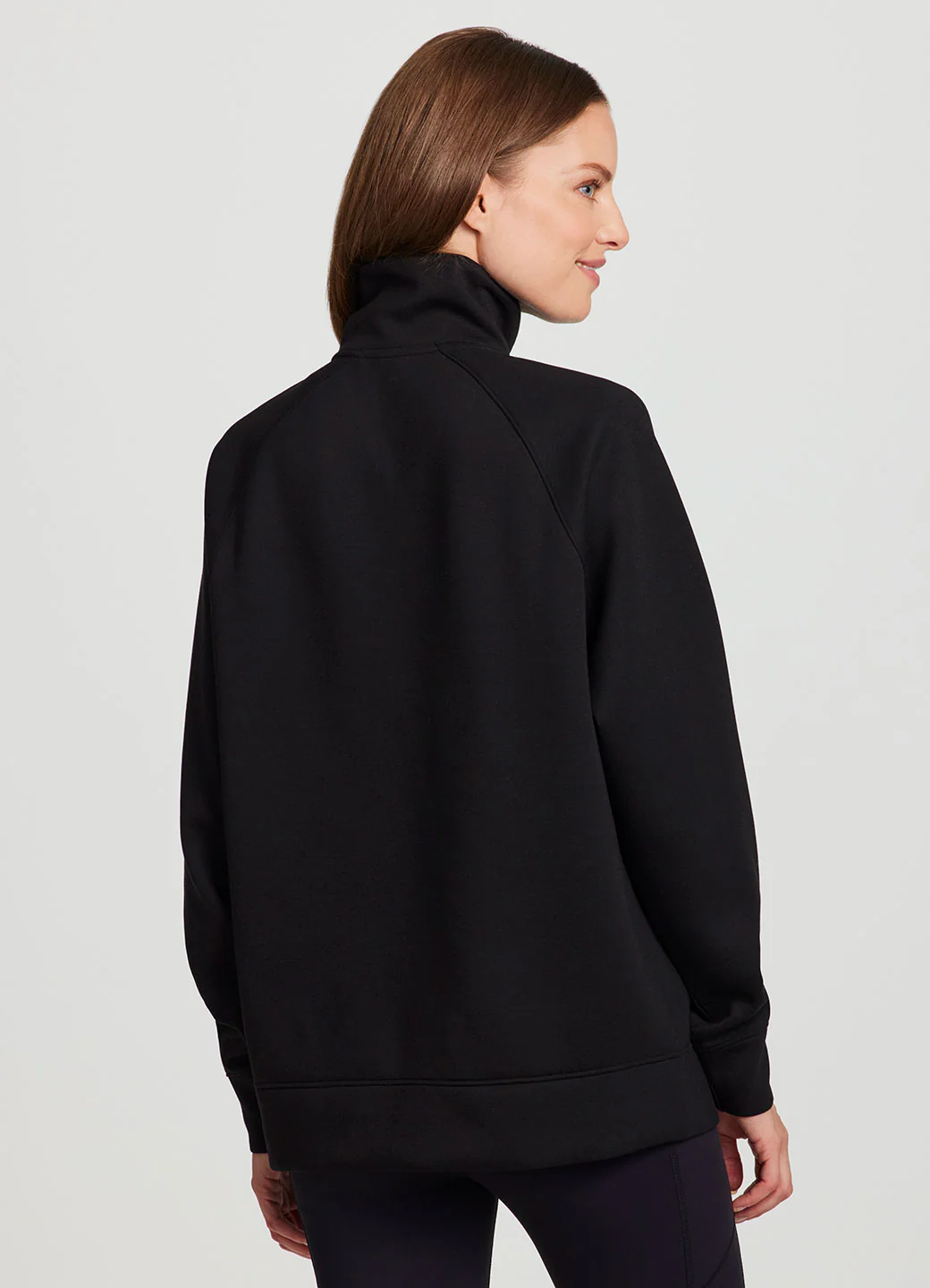LuxeSoft Oversized Half Zip Pullover - Image 8