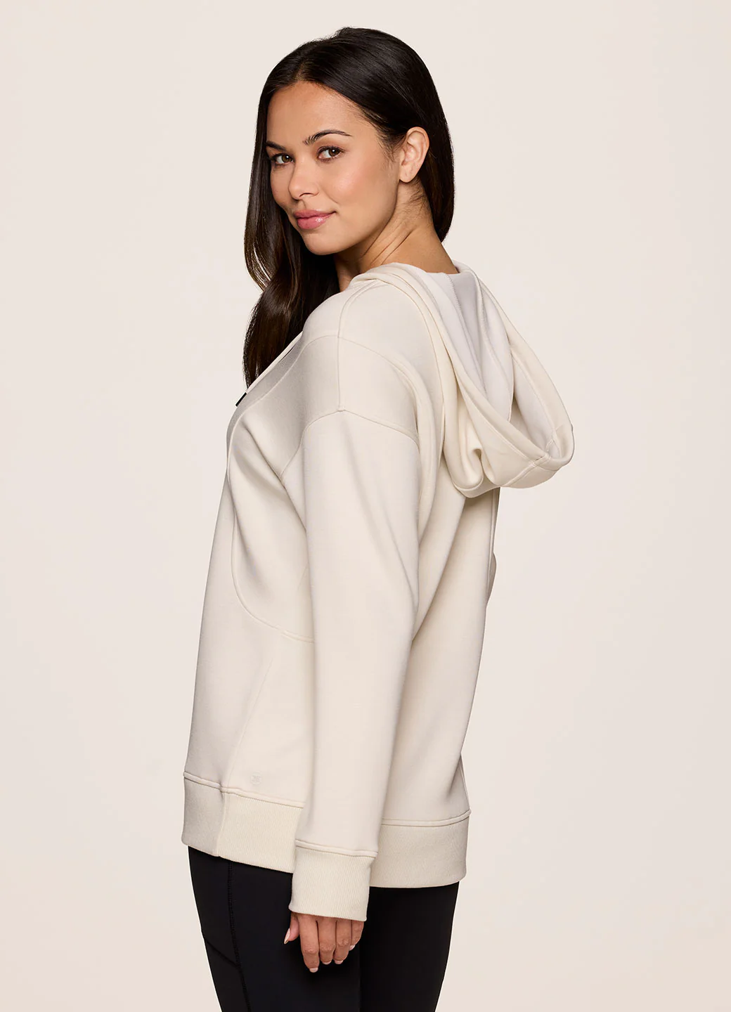 LuxeSoft V-Neck Hoodie - Image 5