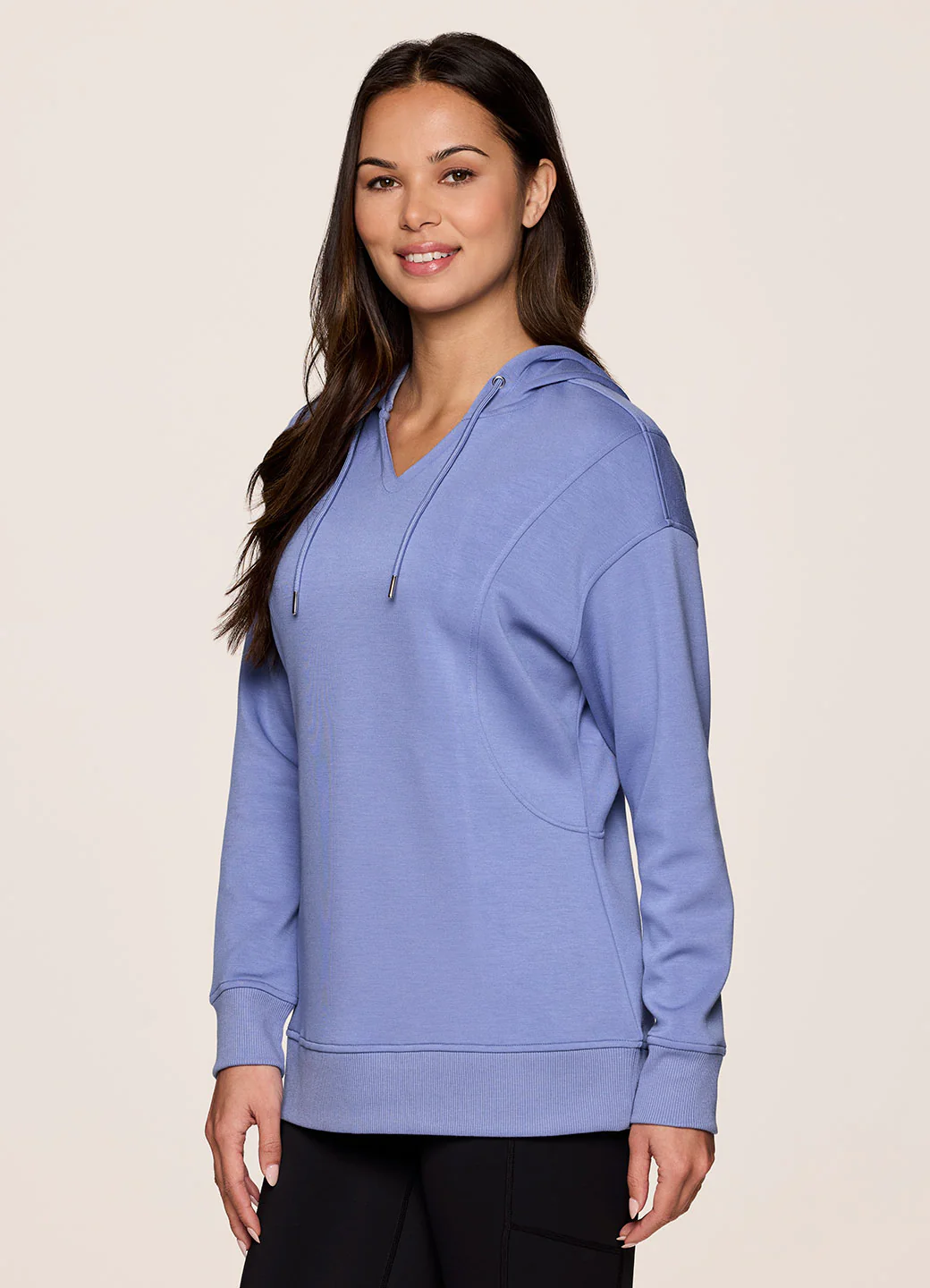 LuxeSoft V-Neck Hoodie - Image 7