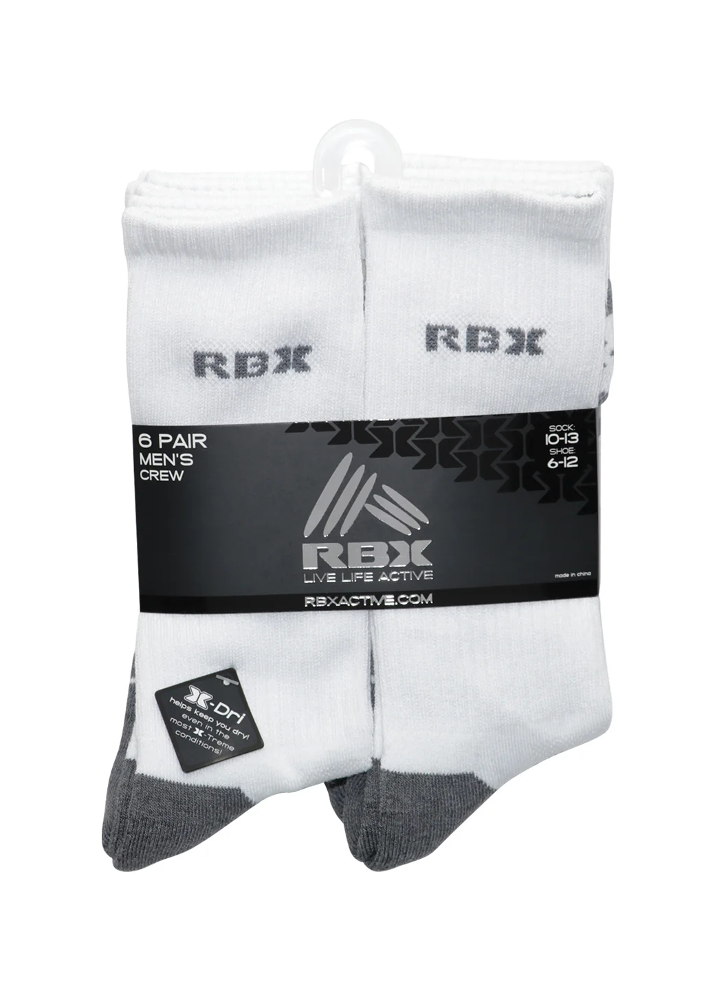 Men's 6-Pack Crew Socks - Image 5