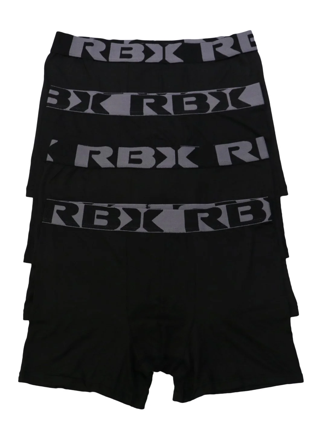 Men's Super Soft Black Boxer Briefs 4-Pack - Image 2