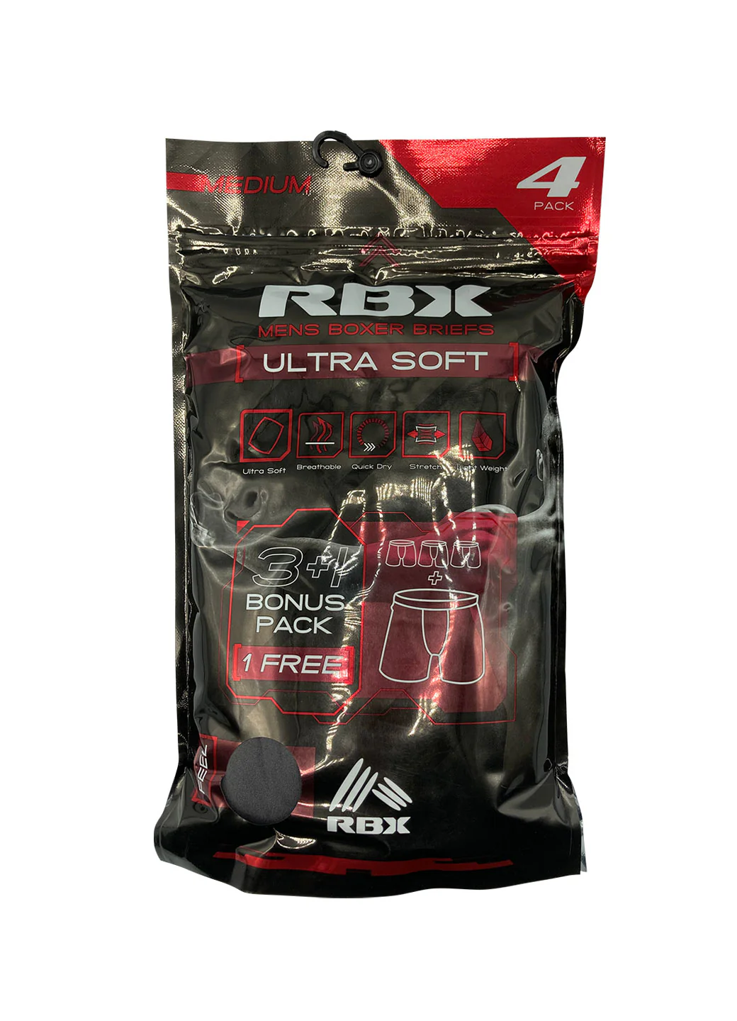 Men's Ultra Soft Boxer Briefs 4-Pack - Image 5