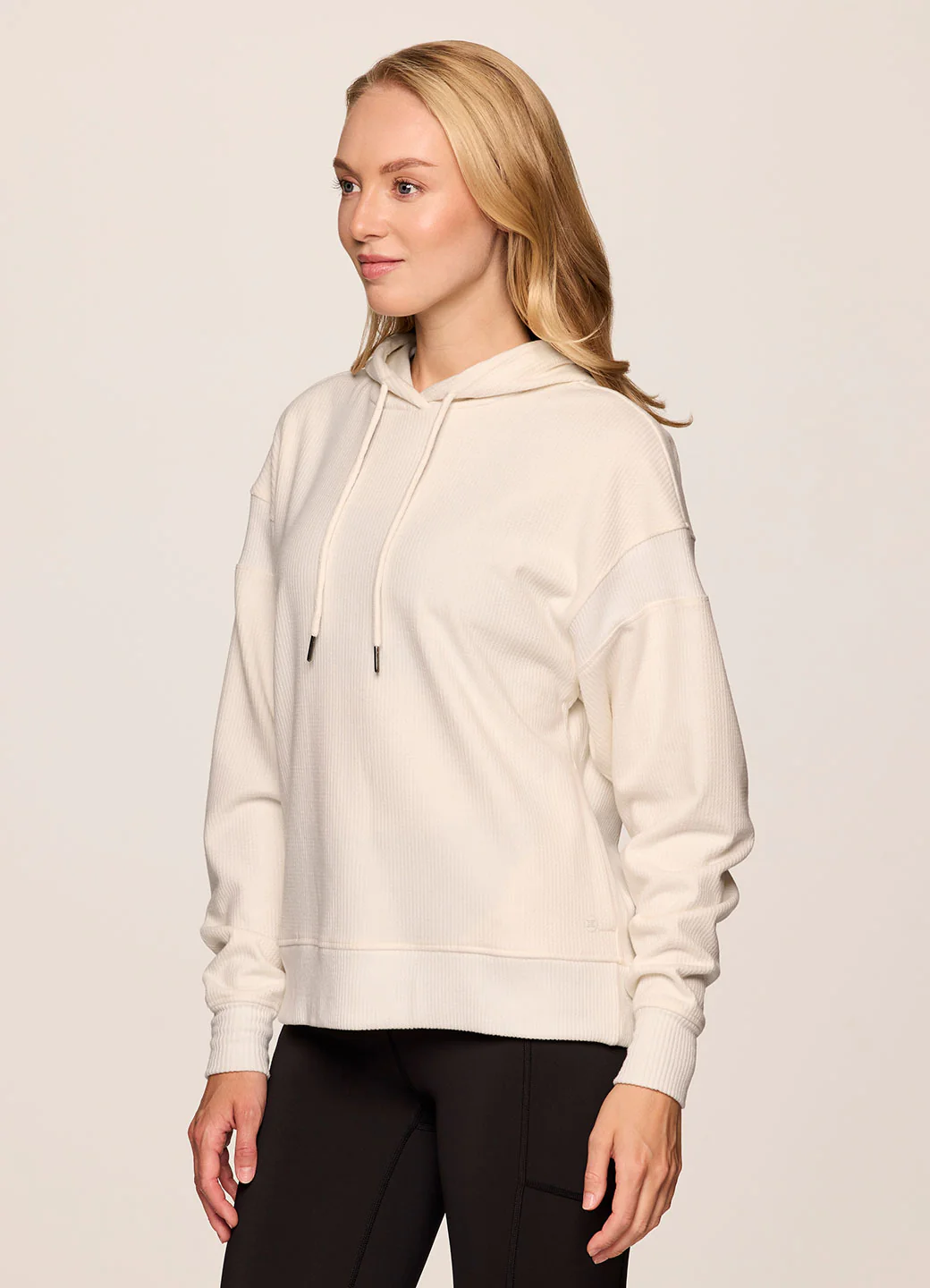 Off Days Relaxed Waffle Knit Hoodie - Image 10