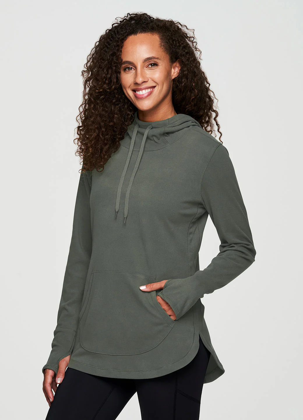 Oliver Plush Hoodie Tunic Sweatshirt - Image 3