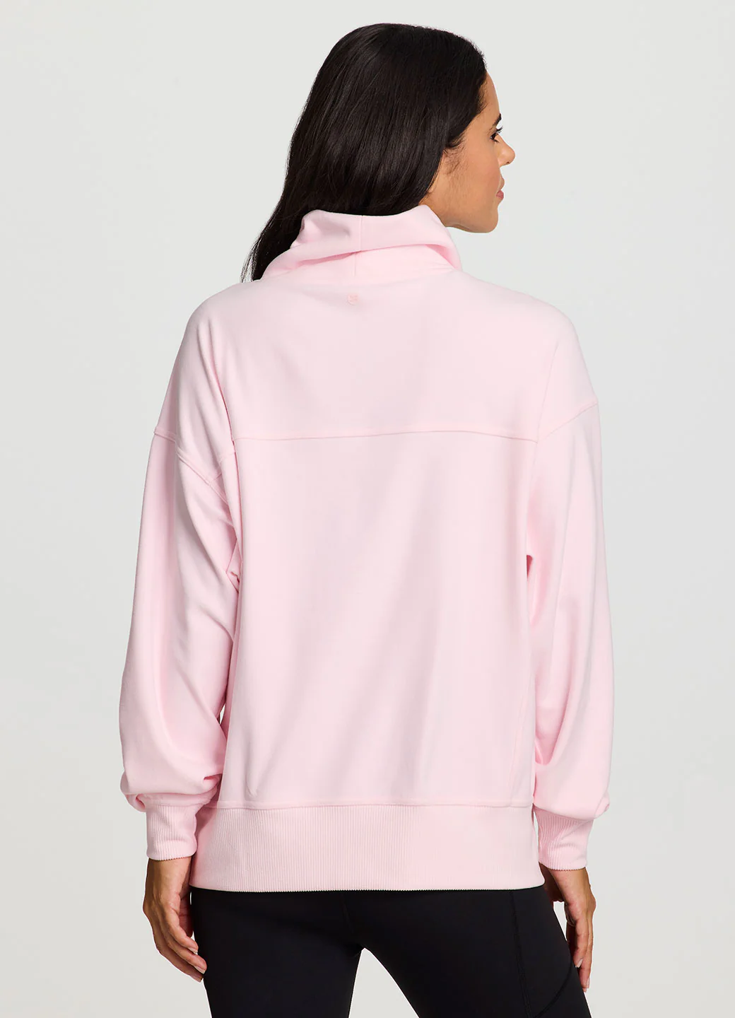 Oliver Plush Oversized Mock Neck Pullover - Image 3