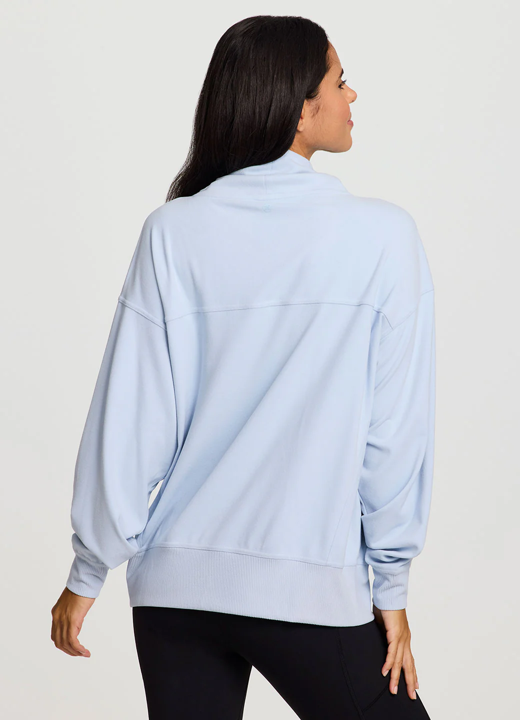 Oliver Plush Oversized Mock Neck Pullover - Image 8