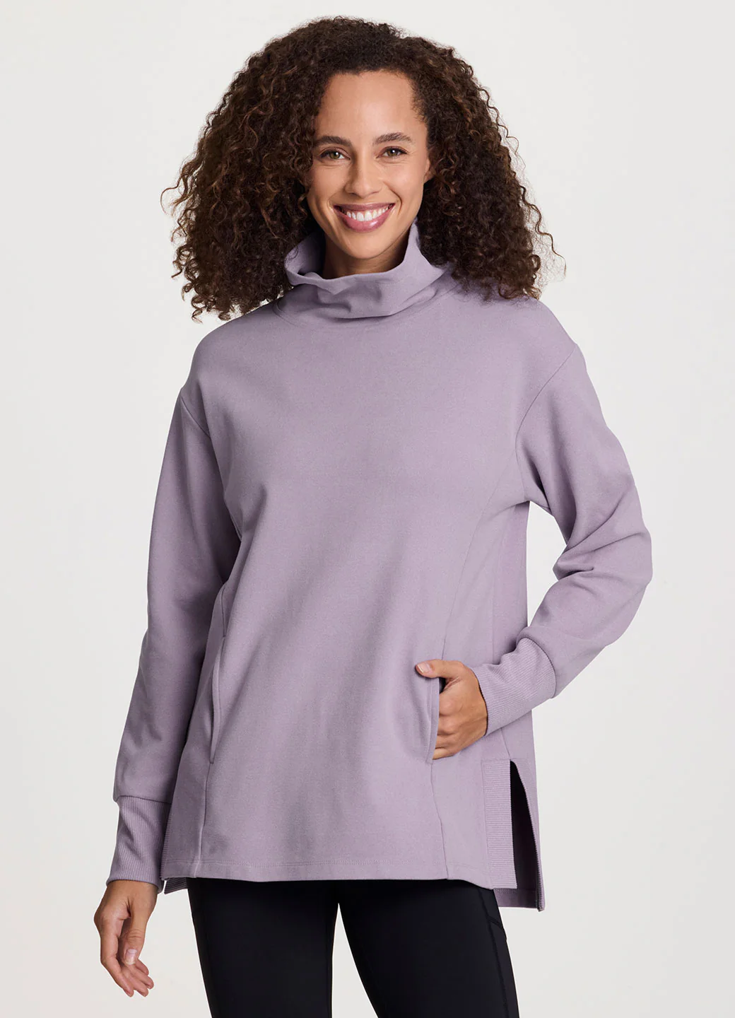 Oliver Relaxed Mock Neck Tunic - Image 10