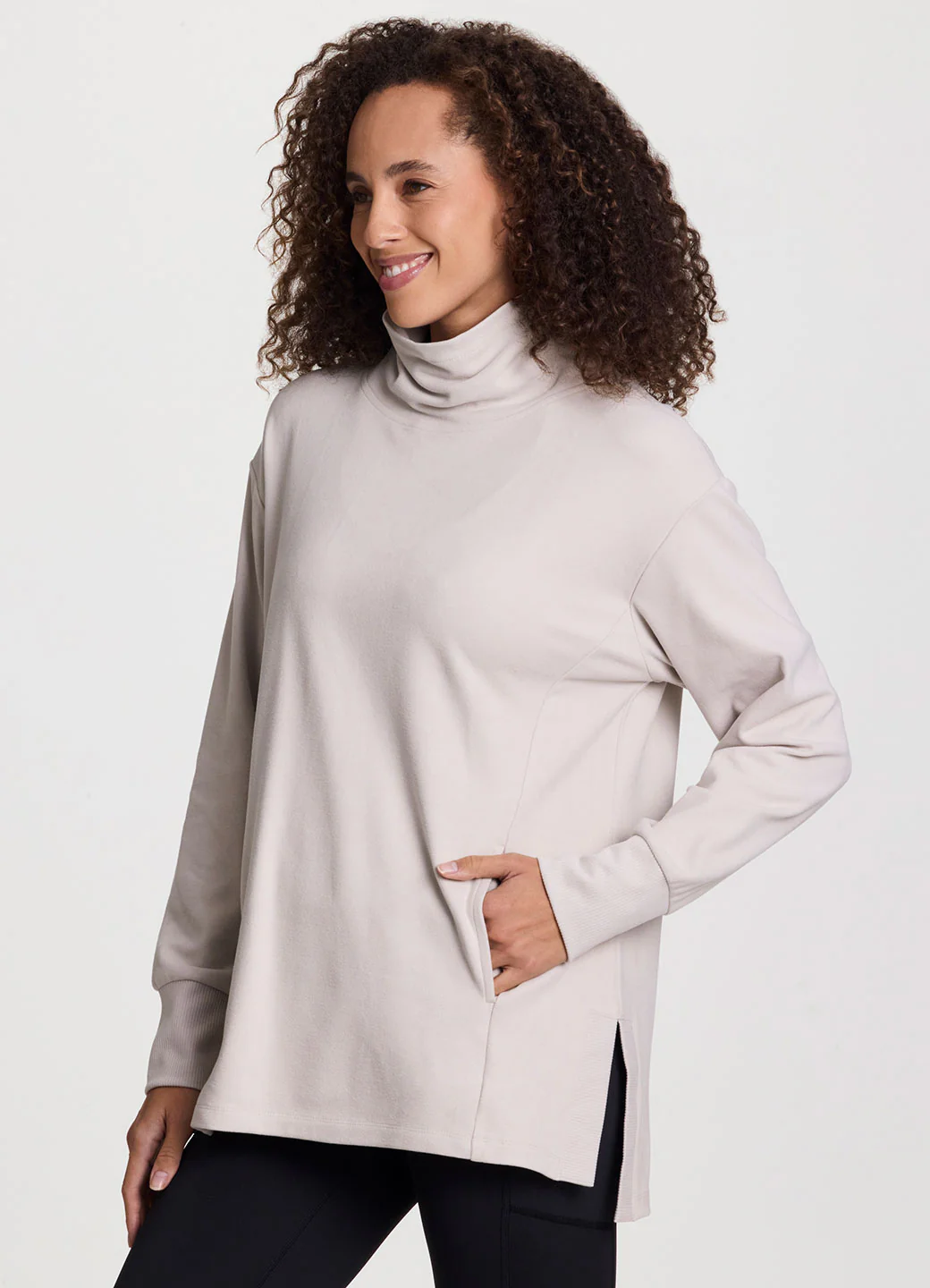 Oliver Relaxed Mock Neck Tunic - Image 5
