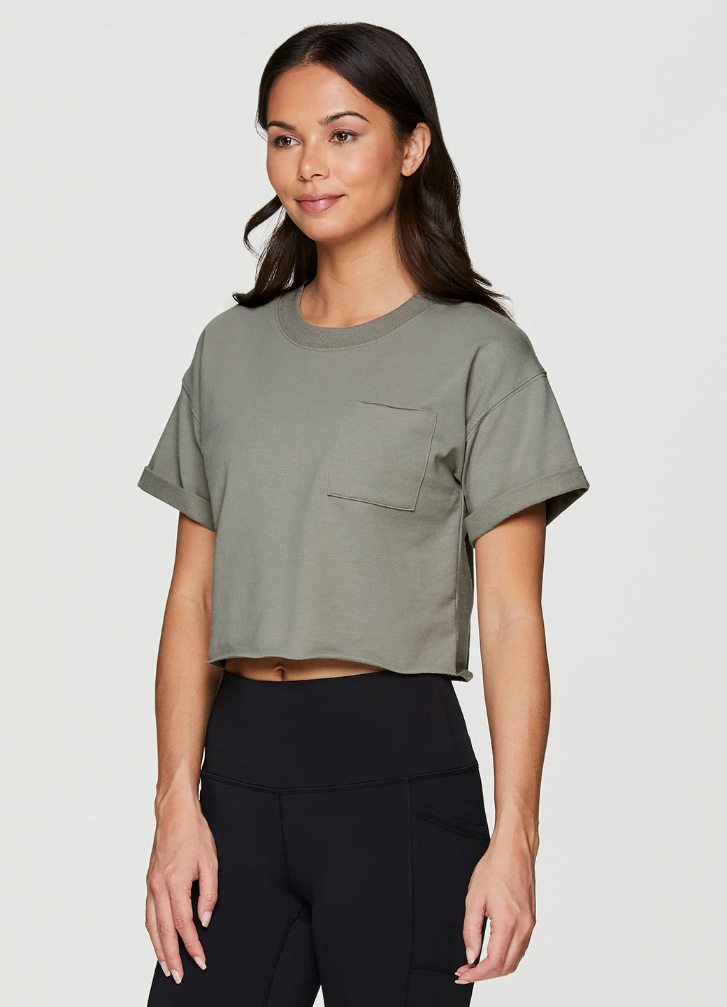 Organic Cotton Everyday Cropped Tee - Image 3