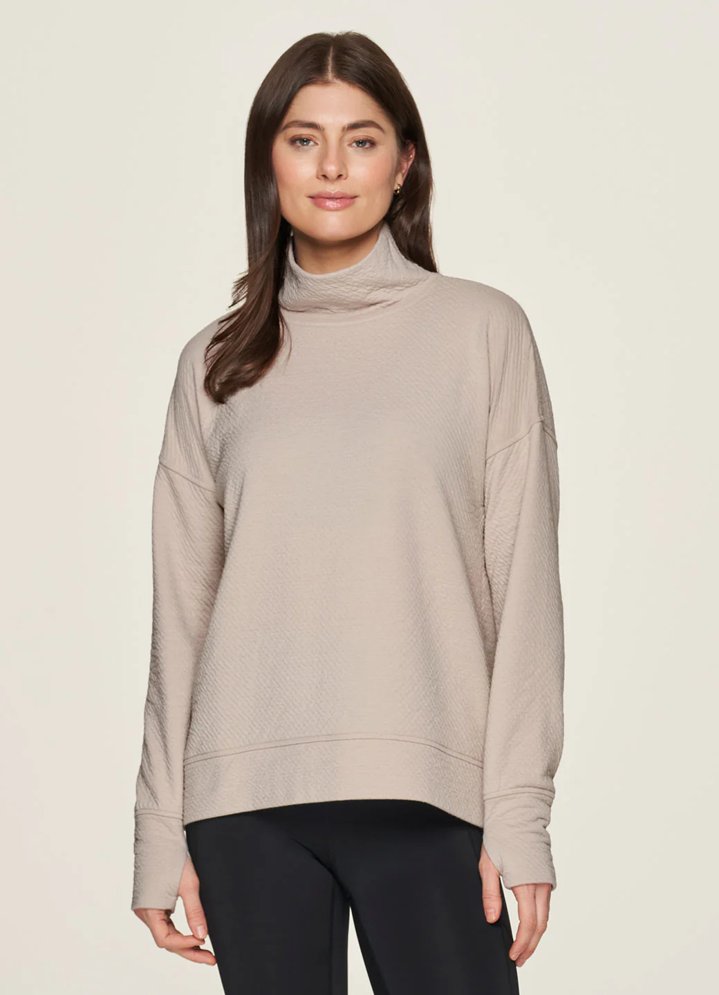 Overlook Jacquard Mock Neck Sweatshirt - Image 11