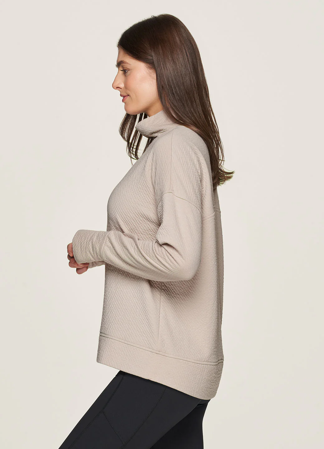 Overlook Jacquard Mock Neck Sweatshirt - Image 12