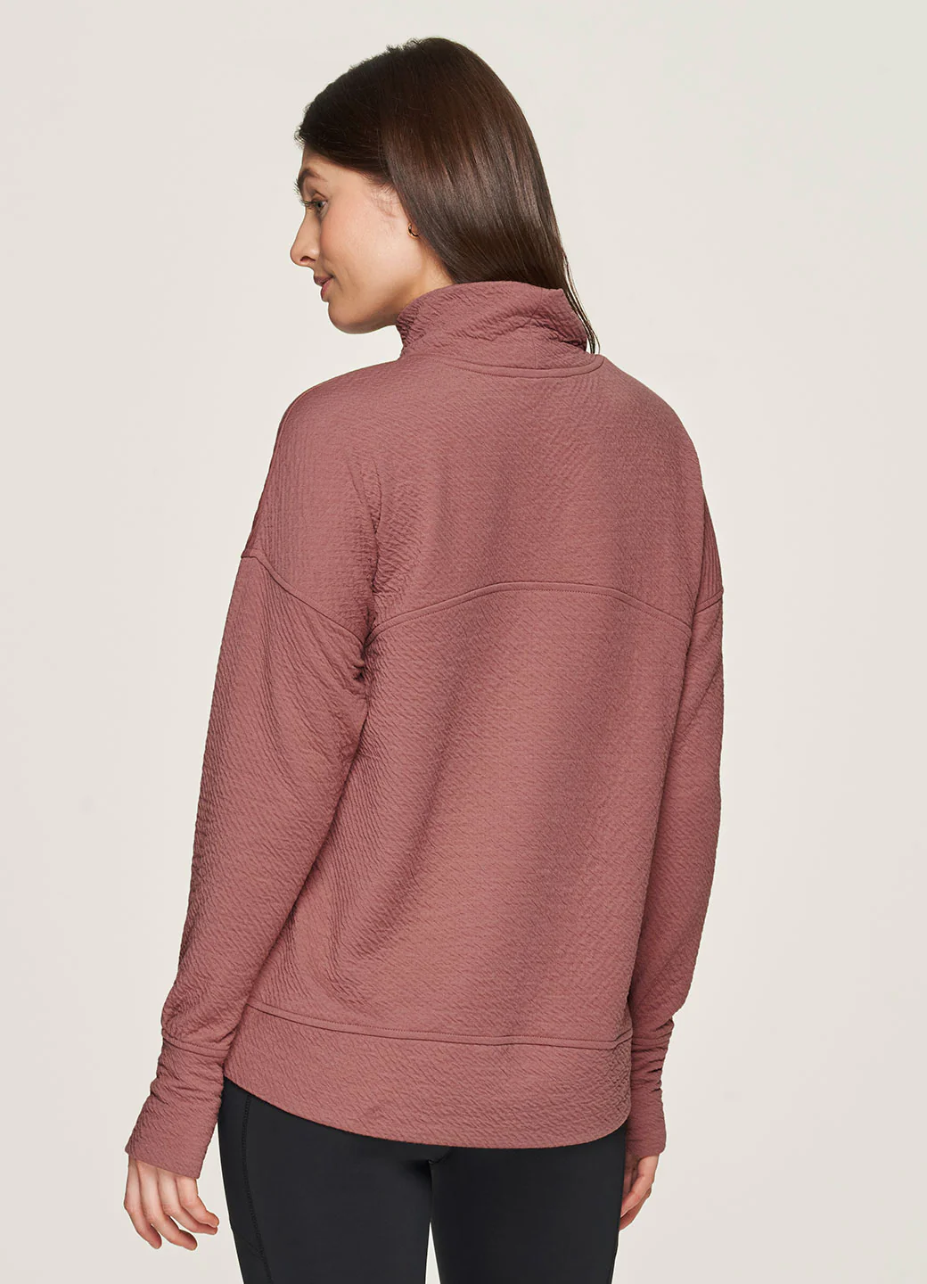 Overlook Jacquard Mock Neck Sweatshirt - Image 15