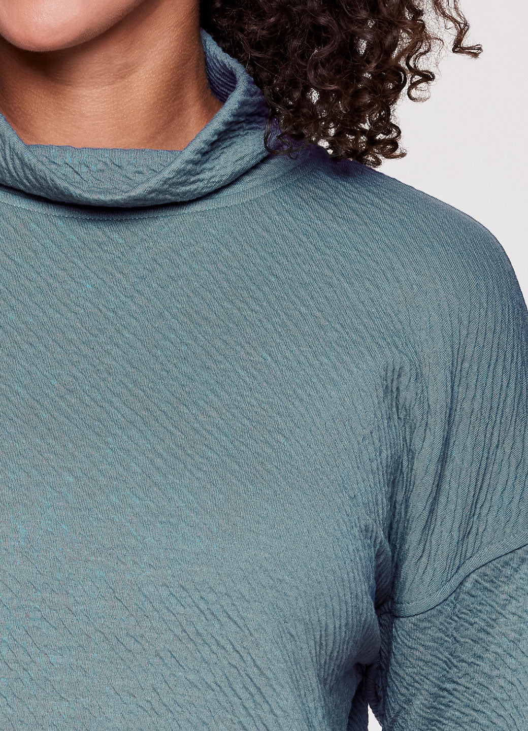 Overlook Jacquard Mock Neck Sweatshirt - Image 4