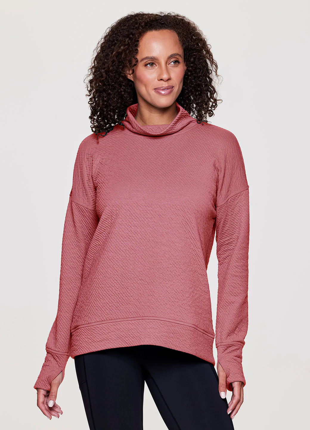 Overlook Jacquard Mock Neck Sweatshirt - Image 5