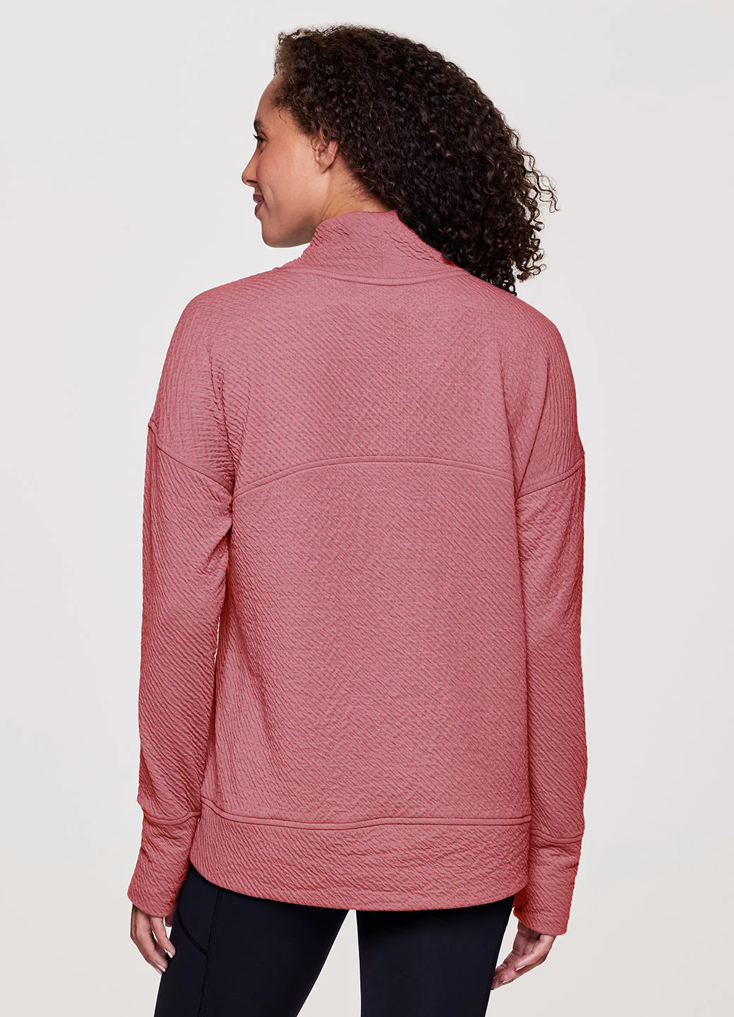 Overlook Jacquard Mock Neck Sweatshirt - Image 6