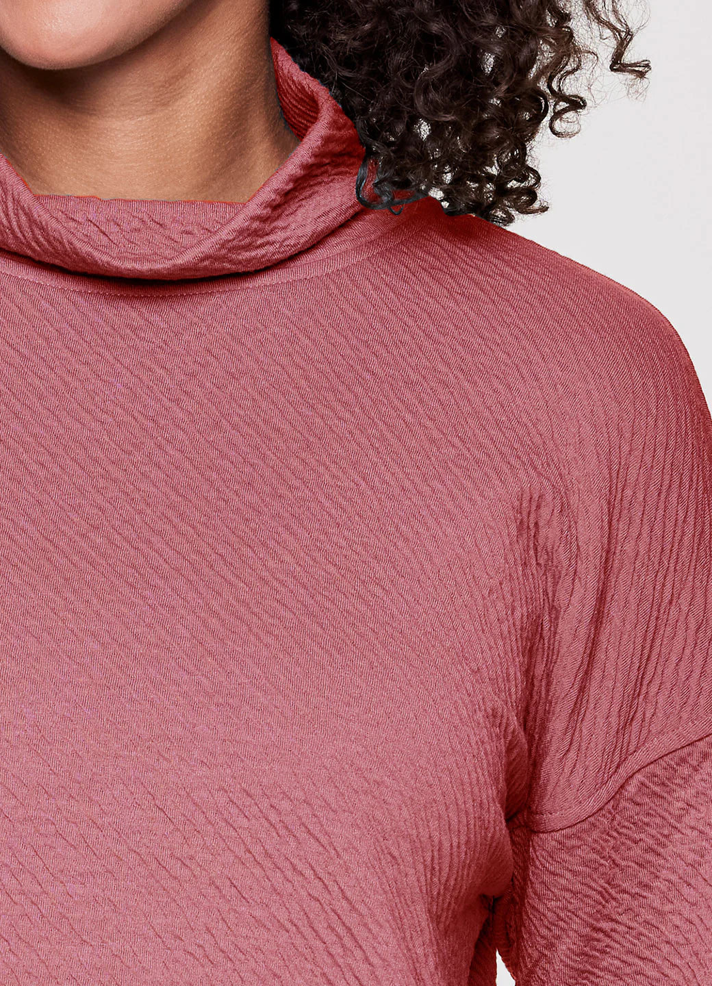 Overlook Jacquard Mock Neck Sweatshirt - Image 8