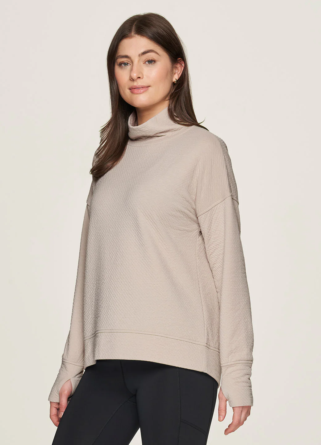 Overlook Jacquard Mock Neck Sweatshirt - Image 9