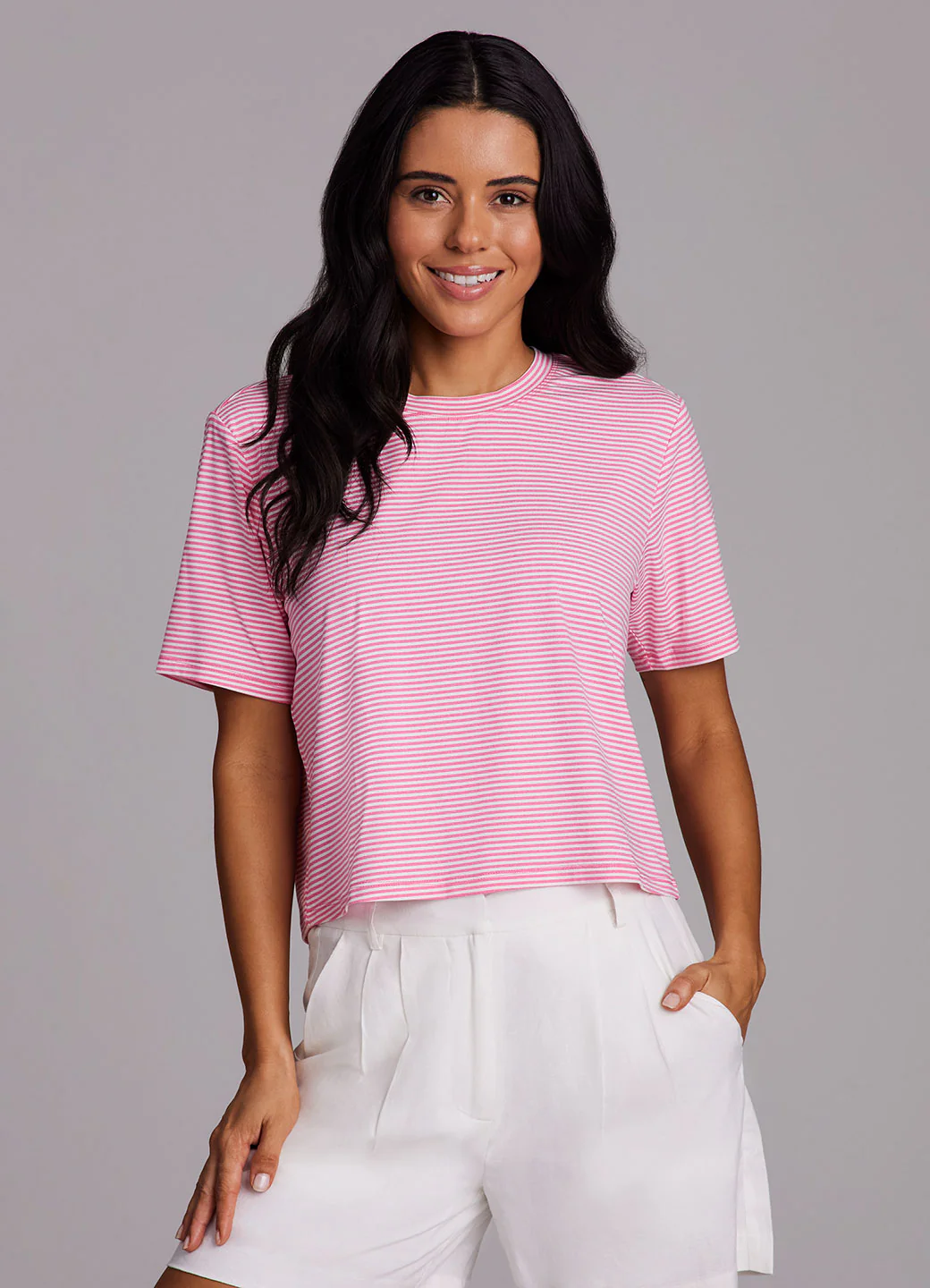 Perfect Boxy Striped Tee