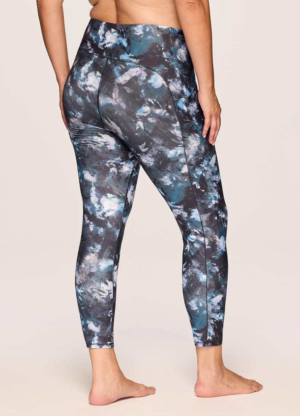 Plus Abstract Blooms Tech Flex Legging - Image 2