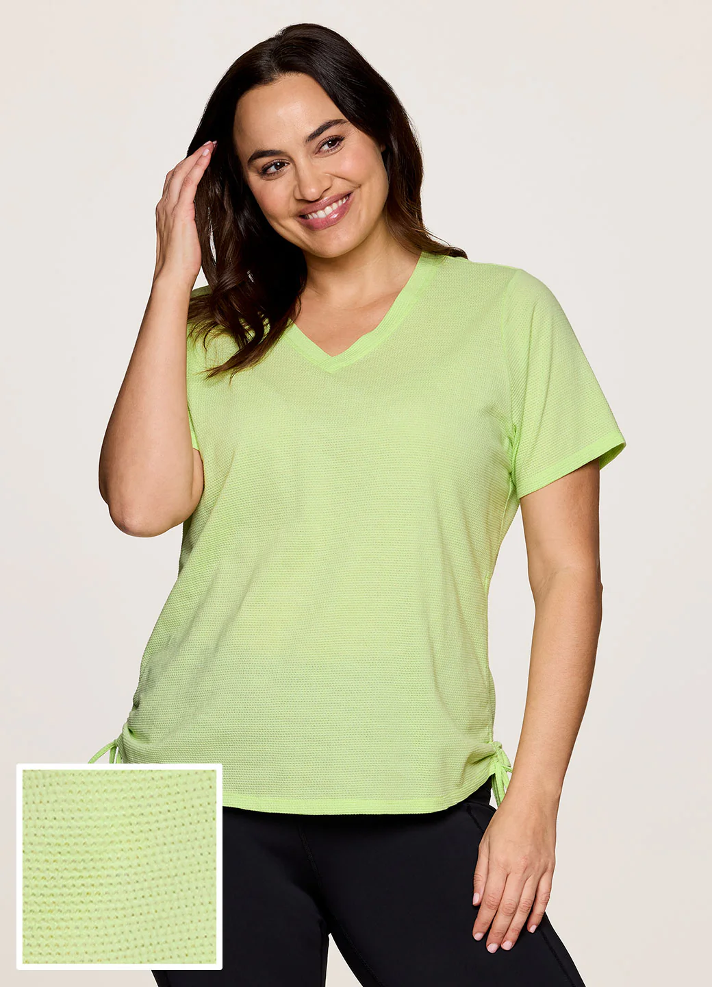 Plus All In Ruched Tee - Image 11