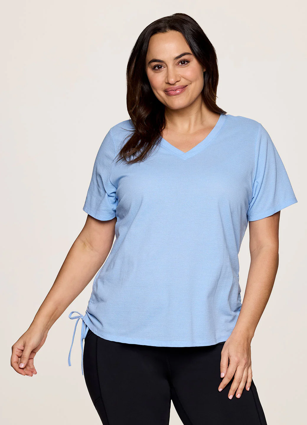 Plus All In Ruched Tee - Image 4